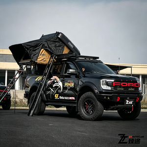 Camper 4x4 Ranger Edition personnalisé avec toit relevable, véhicule d'expédition tout-terrain, <span class=keywords><strong>camion</strong></span> de camping minimaliste avec rangement - Product Image 2