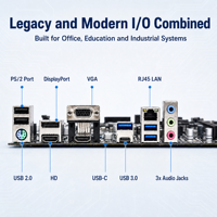 Carte mère de haute qualité avec chipset Q670, compatible avec les processeurs Intel Core i3, i5, i7, i9 de 12e, 13e et 14e génération, socket LGA1700