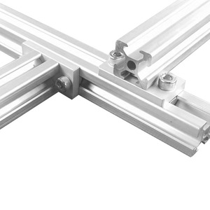 Aluminum Profile Right Angle Connecting Plate 202030304040 With Built In Reinforcement For Multipurpose Use - Product Image 1