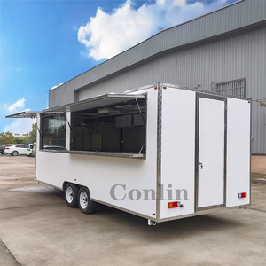Chariot de crème glacée moderne mobile camion de <span class=keywords><strong>remorque</strong></span> de vente de restauration rapide hamburgers de <span class=keywords><strong>remorque</strong></span> de nourriture entièrement équipés - Product Image 2
