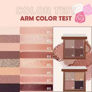 Palette d'ombres à paupières foncées imperméables à haute pigmentation en gros, longue durée, fini mat et scintillant, poudre de <span class=keywords><strong>maquillage</strong></span>, OEM ODM, vente en gros d'usine - Product Image 5