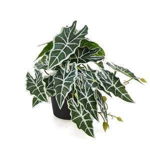Artificial forest-themed <b>hanging</b> potted plants with artificial leaves; decorative floral arrangements for the living room. - Product Image 2