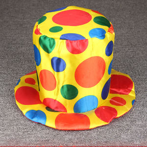 Costume de clown de fête d'Halloween coloré personnalisé MADESHINE, robe de clown, joker, bouffon, jaune à pois, chapeau de <span class=keywords><strong>cirque</strong></span>, quatre saisons - Product Image 5