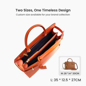 Túi Xách Nữ Doanh Nhân Nhà Sản Xuất Cổ Điển Sang Trọng Thương Hiệu Mới Túi Xách Tay Logo Tùy Chỉnh Túi Tote Nữ Thời Trang Bằng Da Pu - Product Image 2