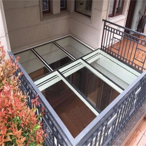 Claraboya Plegable Corredera <span class=keywords><strong>de</strong></span> Aleación <span class=keywords><strong>de</strong></span> Aluminio <span class=keywords><strong>de</strong></span> Alta Calidad para Techos <span class=keywords><strong>de</strong></span> Villas Modernas, Resistente a Huracanes - Product Image 1