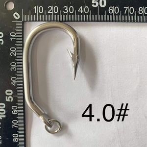 ตะขอเดี่ยวสแตนเลส DORISEA สำหรับตกปลาฮาลิบัต ทูน่า ปลาฉลาม และปลากระเบน แบบวงแหวน - Product Image 5