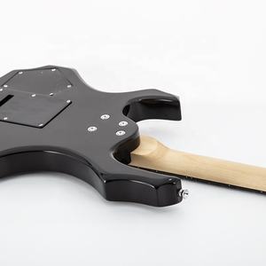 Электрогитара 6-струнная, черная, с звукоснимателями <span class=keywords><strong>HSH</strong></span>, прямые поставки с завода, тонкая обработка, OEM, на заказ, 39 дюймов - Product Image 5