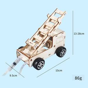 Juguetes para niños educativos ciencia física experimento tecnología conjunto DIY escalera aérea hidráulica camión modelo Juguetes - Product Image 3