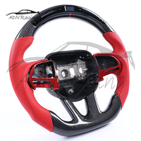 Volant sport en fibre de carbone personnalisé avec voyant de changement de vitesse LED pour JEEP Track-hawk SRT 2014+