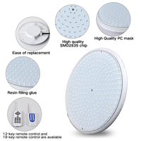 Vente flash : Ampoule LED Par56 remplie de résine, 12V, IP68, étanche, RGB, lumière colorée pour piscine sous-marine