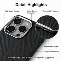 Étui de téléphone fin en fibre de carbone, motif personnalisé, logo et couleur sur mesure, coque de protection antichoc, échantillon gratuit pour commande en gros