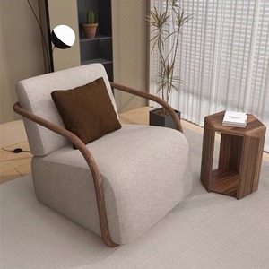 Medievale del nord Europa semplice soggiorno moderno balcone in legno massiccio mobili per il tempo libero <span class=keywords><strong>sedia</strong></span> in tessuto pigro <span class=keywords><strong>sedia</strong></span> a <span class=keywords><strong>sdraio</strong></span> - Product Image 2