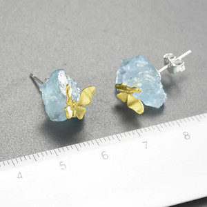 Orecchini a farfalla originali di Lotus Fun - Product Image 2