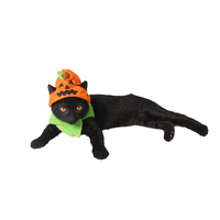 Chapeau Doux en Duvet pour Animaux de Compagnie (Chats, Chiens, Chiots) en Forme de Citrouille d'Halloween, Écologique, Vente en Gros Fabricant