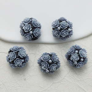 Cuentas de Lucite Brillantes con Forma de Rosa de 20 mm, Coloridas, para Manualidades, Cuentas Sueltas de Diamantes de Imitación, Forma Irregular, para Hacer Pulseras y Bolígrafos, Venta Caliente 2025 - Product Image 6