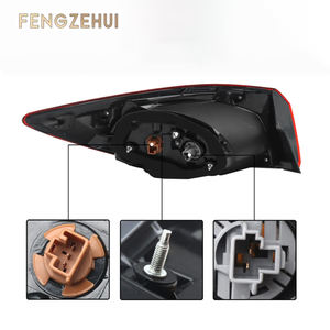 Luz Trasera Derecha para Pasajero, Estilo de Fábrica, Luz Trasera LED, Luces de Freno con Bombilla BJT151150A para <span class=keywords><strong>Mazda</strong></span> <span class=keywords><strong>3</strong></span> Sedán GS/<span class=keywords><strong>GT</strong></span>/GX - Product Image 3