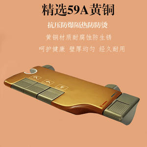 Juego de ducha simple Taurus, cuerpo de latón, control de 2 vías con botón, rociador de lluvia oculto para apartamentos pequeños - Product Image 5