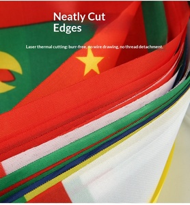 Vente directe fabricant – Drapeaux pliables en polyester YC de 14*21 cm avec impression numérique pour supporters et décorations de fêtes (Liban) - Product Image 4