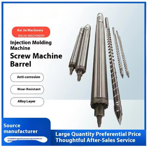 Fabrika özel çift alaşım enjeksiyon vidası varil dikey plastik kauçuk ABS PP PPS için çift enjeksiyon makinesi - Product Image 5