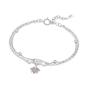 Pulseras y Brazaletes de Plata 925 con Dijes de Estilo Nuevo 2025, Joyería Fina, Venta al por Mayor Personalizada de Fábrica - Product Image 2