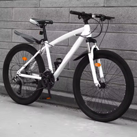 Vélo de course à absorption des chocs 21/24/27 vitesses, cadre en acier carbone, VTT 26 pouces pour adultes