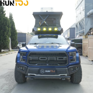 Roulotte de voyage en aluminium Hunttoo, capacité 4 personnes, finition intérieure de luxe, camping-car coulissant pour pick-up - Product Image 6