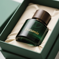 Logo personnalisé givré emballage cosmétique en verre pompe de pulvérisation vide bouteille de parfum de luxe 30 ml 50 ml 100 ml avec boîte