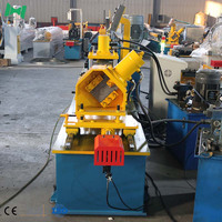 Máquina de Soldadura de Vigas de Refuerzo de Alto Rendimiento Azul C40x29 C60x30 C80x40 C100x50, Línea de Fabricación Automática Robusta