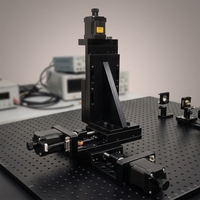 Plateforme linéaire motorisée 3 axes LDTDZ-03-01, course de 50 mm, moteur pas à pas 24 V, table de positionnement XYZ avec interface de contrôle USB