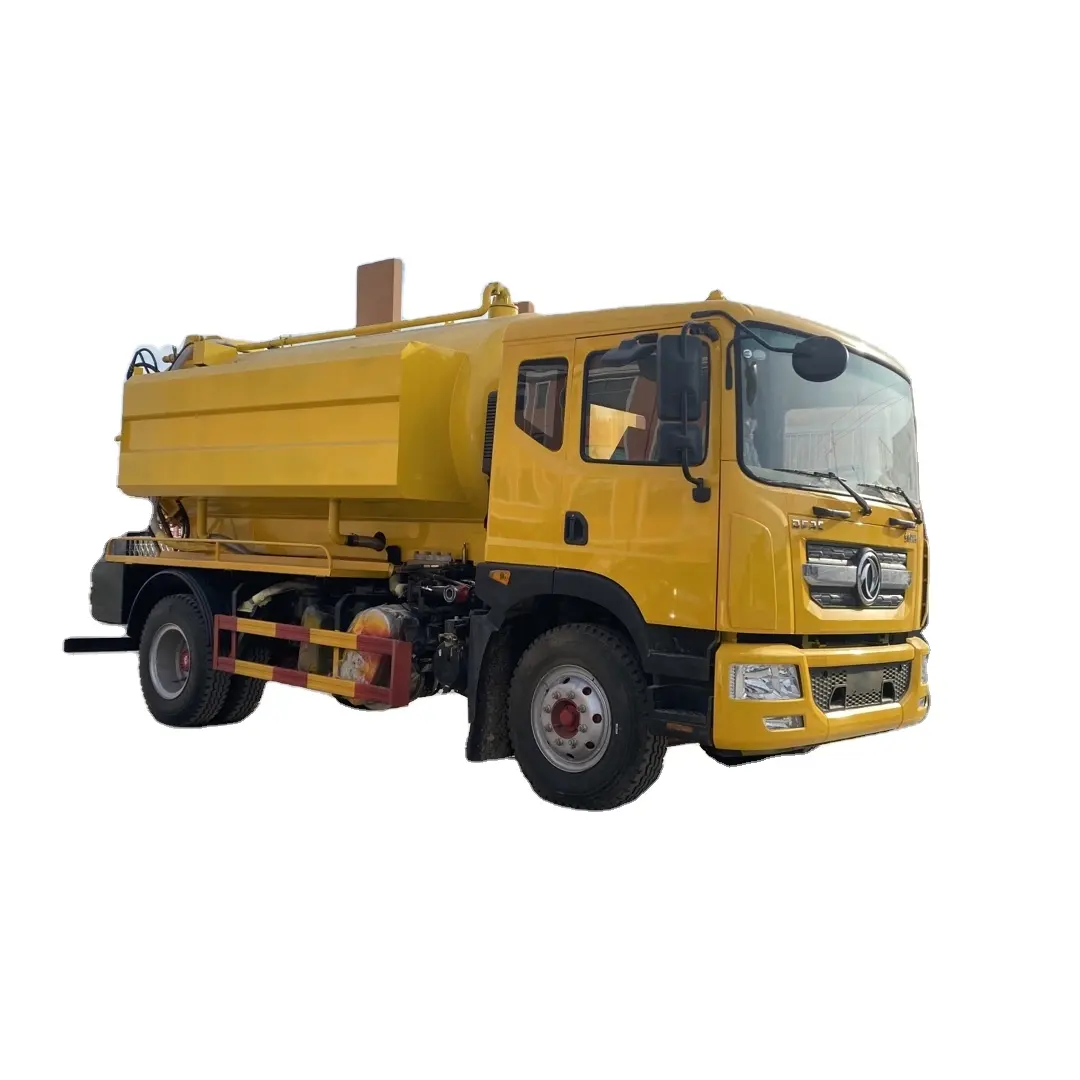 Dongfeng D9 cleaning sewage suction truck dual-purpose vehicle 12 cubic sewage suction truck