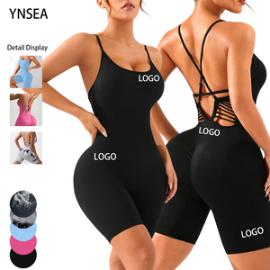 YNSEA Ropa Deportiva Mujer, Mono Deportivo de Spandex y Nailon, Personalizado, Sin Costuras, con Tirantes Finos, Tie-Dye, de Una Pieza - Product Image 1