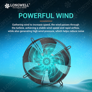 Ventilatore Assiale LongWell a Risparmio Energetico 12v24v 48v DC 110v 220v 230v AC, Grande Ventilatore di Raffreddamento <span class=keywords><strong>per</strong></span> Armadi di Telecomunicazioni - Product Image 4
