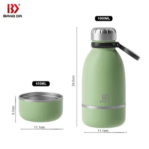 New Design Multipurpose Multifunctional Stainless Steel Water Bottle for Pets Dog Bowl Camping Vacuum Flasks & Thermoses