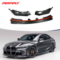Kit de Conversión de Fibra de Carbono Estilo V para Carrocería de Automóvil, Alerón Delantero para BMW M3 M4 G80 G82 G83 2021+