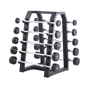 Của phụ nữ và nam giới phòng tập thể dục Workout Barbell với cao su PU quả tạ giá thấp miễn phí trọng lượng cho trên cơ thể tập thể dục - Product Image 1