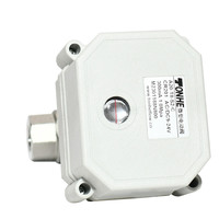 Vanne à boisseau sphérique à modulation proportionnelle électrique à 2 voies 1/4 ''3/8'' 1/2 ''SS304 9-24VDC 4-20mA 0-5V 0-10V Signal analogique