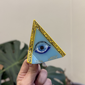 Clips de personalidad con diseño misterioso de Faraón Egipcio, Gato, Alas, Ojos, Triángulo, Faraón Demonio, Palma, Ácido Acético y Pinzas de Tiburón - Product Image 3