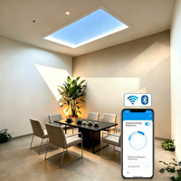 Plafonnier SkyLight bleu 150W, simule l'irradiation du soleil et le rythme biologique, lumière artificielle pour salon, bureau