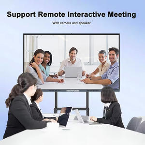 휴대용 75인치 올인원 스마트 화이트보드 인터랙티브 터치 스크린 TV 4K 해상도 20포인트 IR 터치 안드로이드/윈도우 1년 - Product Image 3