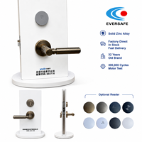 Cerradura Inteligente para Puerta de Hotel con Tarjeta RFID de Aleación de Zinc |   Batería Integrada, Estructura de 5 Pernos |   Compatible con puertas de madera |   CE