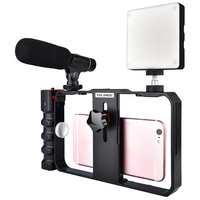 Stabilisateur vidéo pour smartphone professionnel, étui de tournage, poignée de stabilisation vidéo pour iPhone Xs Max XR X 8 Plus