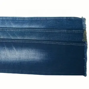 High Quality 60" Siro Denim Fabric Siro-Spinning Dark Blue Denim Stretch Fabric Factory Jeans Fabric Prices