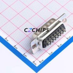 D-SUB-15M-HJBJ D-Sub/VGA Connector Through hole Component (THT) Connector ( Total Number of PINs: 15P ) - Product Image 2