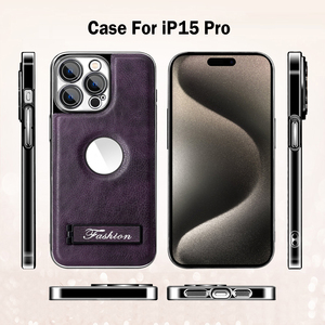 Kinh Doanh da chân đế điện thoại trường hợp đối với <span class=keywords><strong>iPhone</strong></span> 15 PU Wallet điện thoại di động Trường hợp đối với <span class=keywords><strong>iPhone</strong></span> 13 14 15 - Product Image 2