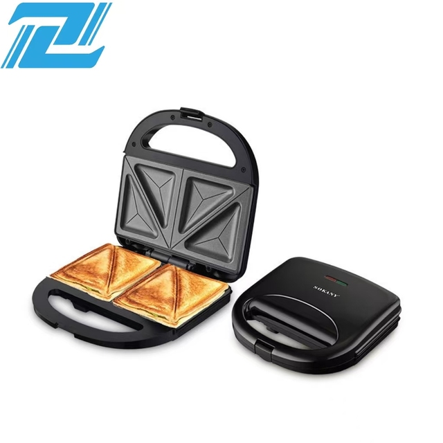Household Breakfast Fast Heating Home Sandwich Bread Maker Machine and Waffle Baking Toaster and Electric Panini Press Griddle
