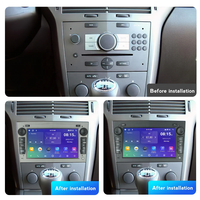 Meihua-Autoradio Android 7 pouces, Lecteur DVD MP3 portable avec GPS Carplay pour Opel Vauxhall Astra Antara Meriva Vectra Corsa