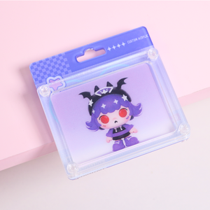 Desenhos animados impressos personalizados e Anime padrão acrílico Lenticular cartão Standee Keychain-Artwork Collectible Display Item - Product Image 4