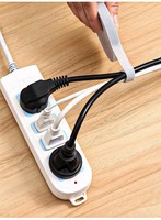 En gros 3m 5m Auto-Adhésif Magique Crochet Boucle Attache Bande De Charge Ligne De Stockage Fixation Autocollant Ordinateur Données Câble Attache