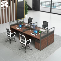 Cloisons de bureau, poste de travail pour bureaux d'entreprise, écoles, collection de tables de bureau professionnelles avec bureau modulaire