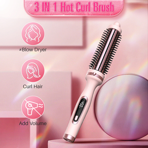 <span class=keywords><strong>Meilleure</strong></span> <span class=keywords><strong>brosse</strong></span> à cheveux <span class=keywords><strong>ronde</strong></span> électrique avec chauffage PTC Affichage de la température LCD <span class=keywords><strong>Brosse</strong></span> <span class=keywords><strong>chauffante</strong></span> à ions négatifs pour usage domestique - Product Image 2